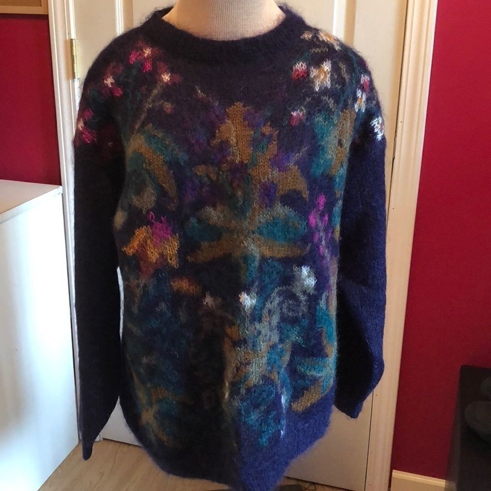 Vintage Michelle Stuart  mohair sweater sz M